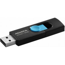 Флеш накопитель 16GB A-DATA UV220 черный/голубой (AUV220-16G-RBKBL)