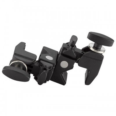 Держатель-зажим KUPO KCP-720B Double Convi Clamp Black