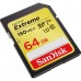 Карта памяти SD SanDisk 64GB Extreme V30 UHS-I U3 Class 10 (SDSDXV6-064G-GNCIN)
