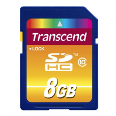 Карта памяти 8GB Transcend SDHC Class 10 133x (TS8GSDHC10)