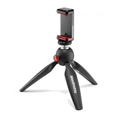 Комплект штатив и держатель смартфона Manfrotto MKPIXICLAMP-BK