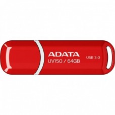 Флеш накопитель 64GB A-DATA UV150, USB 3.0, Красный (AUV150-64G-RRD)