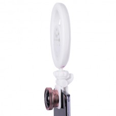 Кольцевая селфи-лампа FST SML-031 RGB (Белая)