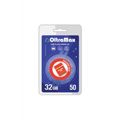 Флеш накопитель 32Gb OltraMax 50 Orange (OM-32GB-50-Orange Red)