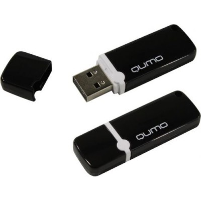 Флеш накопитель 64Gb Qumo Optiva 02 Black (QM64GUD-OP2-black)