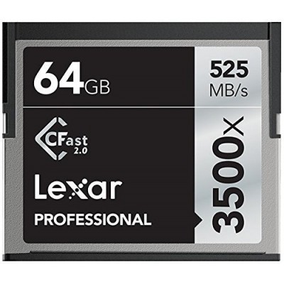 LEXAR CFAST 2.0 64GB 500X PROFESSIONAL (LC64GCRBEU3500)