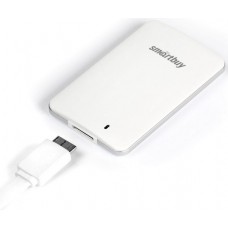 Твердотельный внешний диск 1TB Smartbuy S3 Drive белый (SB1024GB-S3DW-18SU30)