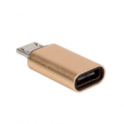 Адаптер Blast microUSB/Type-C BMC-607 Gold