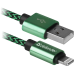 Кабель USB Defender Lightning ACH01-03T PRO Green (87810)