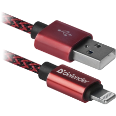 Кабель USB Defender Lightning ACH01-03T PRO Red (87807)