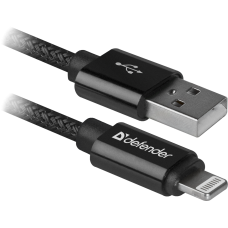 Кабель USB Defender Lightning ACH01-03T PRO Black (87808)