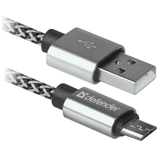 Кабель USB Defender MicroUSB USB08-03T PRO White (87803)