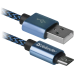 Кабель USB Defender MicroUSB USB08-03T PRO Blue (87805)