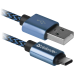 Кабель USB Defender Type-C USB09-03T PRO Blue (87817)