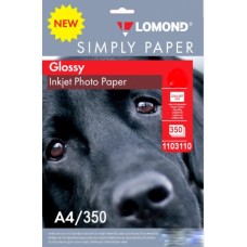 Фотобумага Lomond Glossy односторонняя A4 180 г/м2 350 листов (1103108)