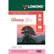 Фотобумага Lomond Glossy A3+ 150 г/м2 20 листов (0102026)