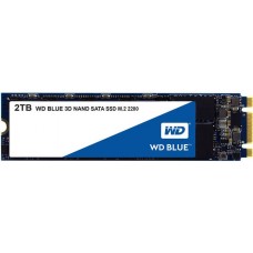 Твердотельный диск 2TB Western Digital Blue, M.2, SATA III (WDS200T2B0B)