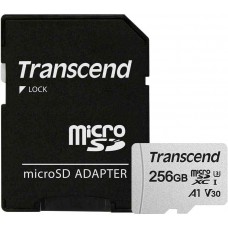 Карта памяти 256GB Transcend 300S MicroSDHC Class 10 + SD адаптер (TS256GUSD300S-A)