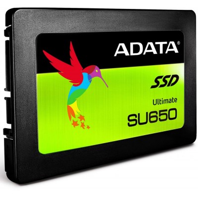 Твердотельный диск 960GB ADATA Ultimate SU650, 2.5, SATA III (ASU650SS-960GT-R)