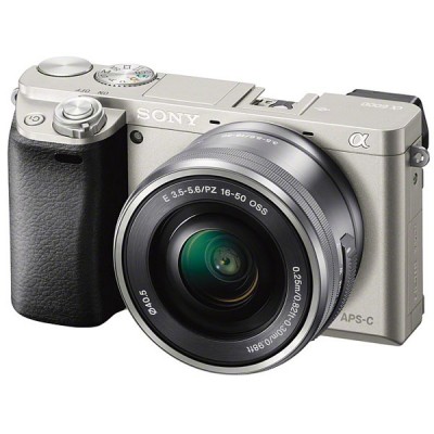 Фотоаппарат со сменной оптикой Sony ILCE-6000B 16-50mm Kit Silver