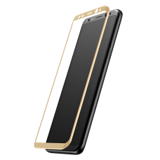 Стекло защитное 3D Baseus 0.3mm для Galaxy S8 Золото