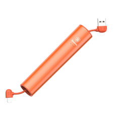 Внешний аккумулятор Baseus No 5 2000mAh с проводом Lightning/Micro USB Оранжевый