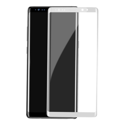 Стекло защитное 3D Baseus 0.3mm для Galaxy Note 8 Белое