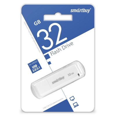 Накопитель 32GB Smartbuy LM05 White 3.0 (SB32GBLM-W3)