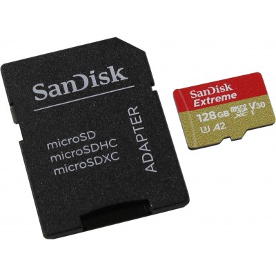 Карта памяти 128GB SanDisk Extreme Class 10 (SDSQXA1-128G-GN6AA)