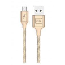 Кабель Exployd MicroUSB EX-K-503 Gold 1м