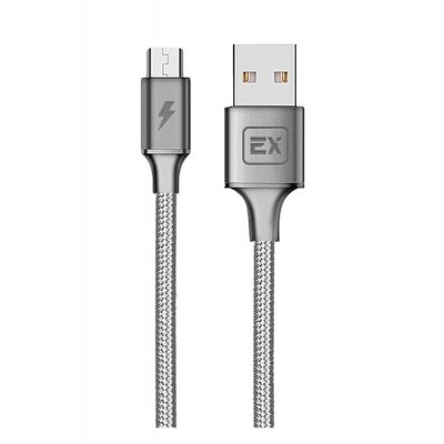 Кабель Exployd MicroUSB EX-K-502 Gray 1м