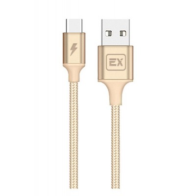 Кабель Exployd USB Type-C EX-K-509 Gold 1м