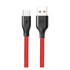 Кабель Exployd USB Type-C EX-K-500 Red 1м