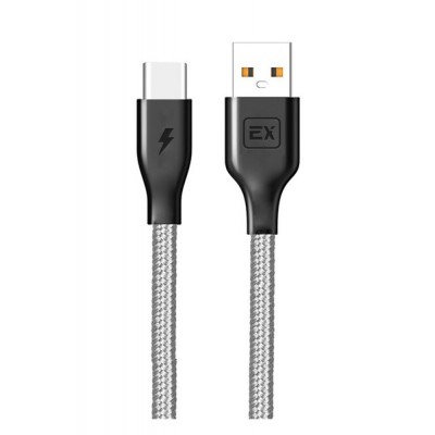 Кабель Exployd USB Type-C EX-K-499 Gray 1м