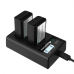 Двойное зарядное устройство Powerextra NP-FW50 + 2 аккумулятора