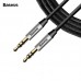 AUX кабель Baseus M30 YIVEN 1 м Чёрный