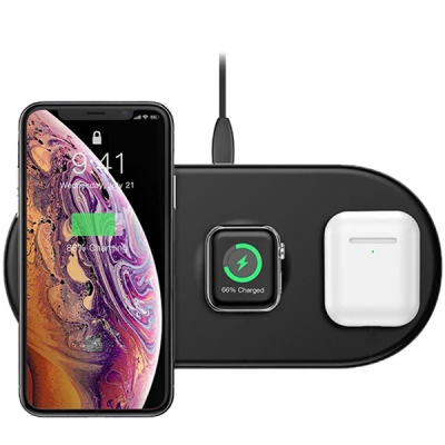 Беспроводная зарядка Baseus Smart 3in1 Phone+Watch+Pods