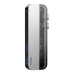 Хаб Baseus Transparent Dual Type-C серый