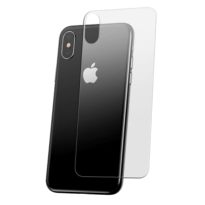 Стекло на крышку Baseus 0.3mm Full-glass Back Tempered Glass Film для iPhone Xs Transparent