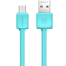 Кабель Remax Fleet Micro-USB 1м голубой