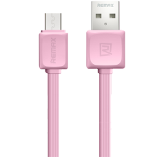 Кабель Remax Fleet Micro-USB 1м розовый