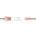 Кабель металлический Remax Silver Serpent USB Type-C Rose Gold 1м