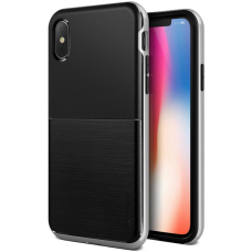 Чехол VRS Design High Pro Shield для iPhone X/Xs Серебро