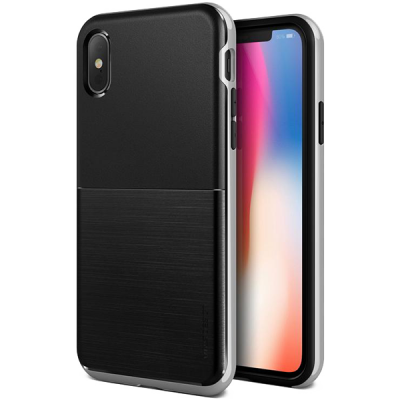 Чехол VRS Design High Pro Shield для iPhone X/Xs Серебро