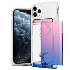 Чехол VRS Design Damda Glide Shield для iPhone 11 Pro White Pink-Blue