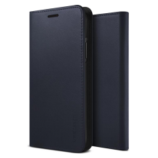 Чехол VRS Design Genuine Leather Diary для iPhone 11 Синий