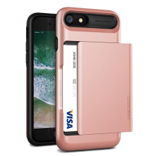 Чехол-кошелек VRS Design Damda Glide для iPhone 8/7 Розовое золото