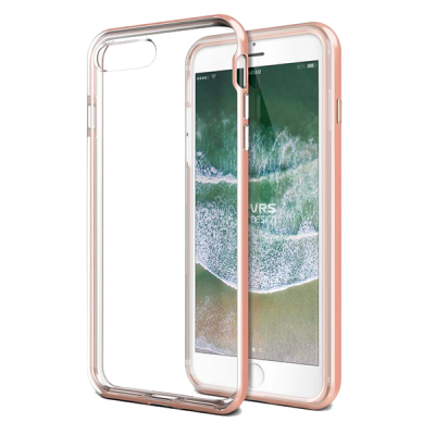 Чехол VRS Design New Crystal Bumper для iPhone 8/7 Plus Розовый