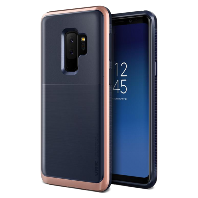 Чехол VRS Design High Pro Shield для Galaxy S9 Plus Indigo Blush Gold