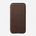 Чехол-кошелек Nomad Rugged Tri-Folio для iPhone X/Xs Коричневый
